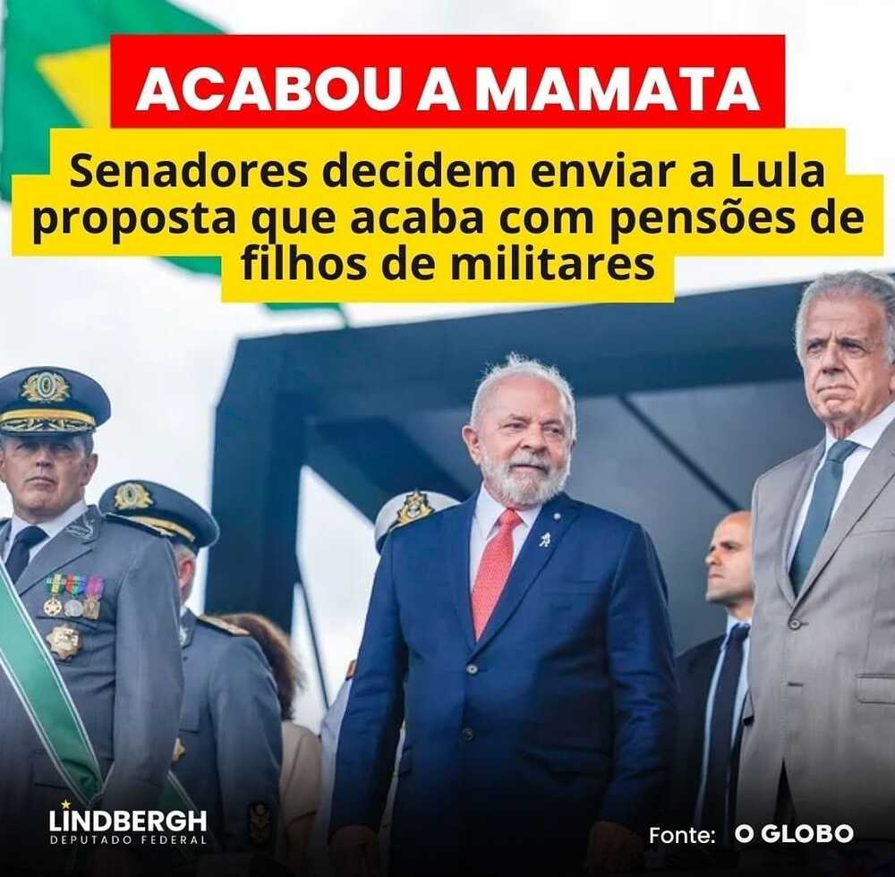 As pensões e os bilhões da família militar