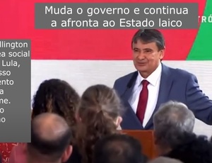 Ministro de Lula reza em cerimônia oficial. Como na época de Bolsonaro
