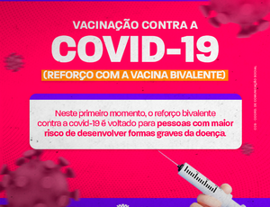 Vacina bivalente em Mesquita: dose de reforço a partir de 60 anos
