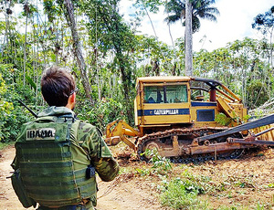 Ibama e PRF desmontam mais de 190 acampamentos na TI Yanomami