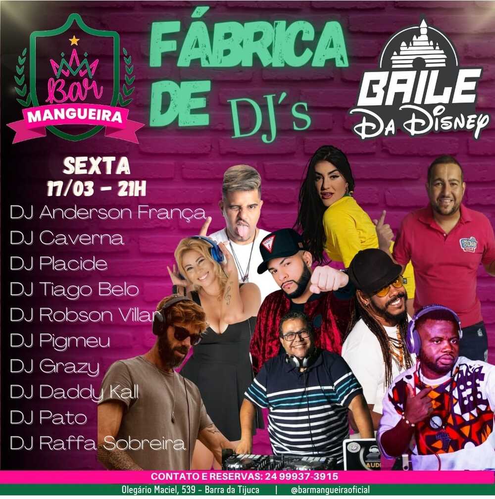 PROJETO CULTURAL: Fábrica de DJS, oferecerá curso de DJ itinerante gratuito, com proposta de alcançar as comunidades do Estado do Rio de Janeiro.