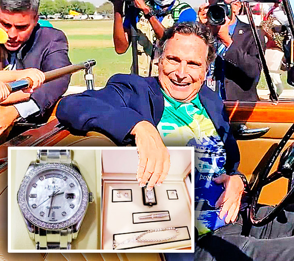 Internautas detonam Piquet após guardar joias recebidas por Bolsonaro: 'motorista de bandido e receptador de muamba?'