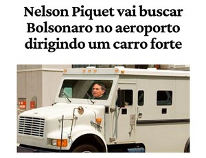 Nelson Piquet, que guardou presentes de Bolsonaro, recebeu R$ 6,6 milhões em contrato com o governo