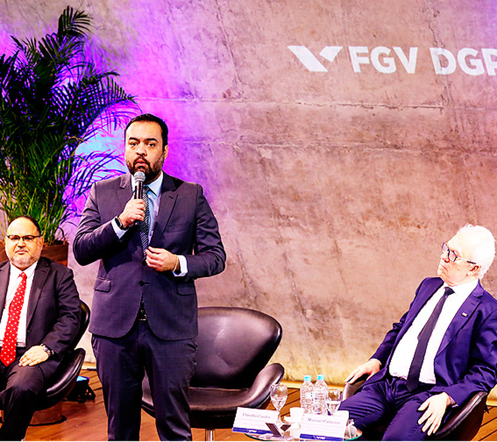 Governador participa de seminário na FGV: 'Investir em educação de qualidade é prioridade'