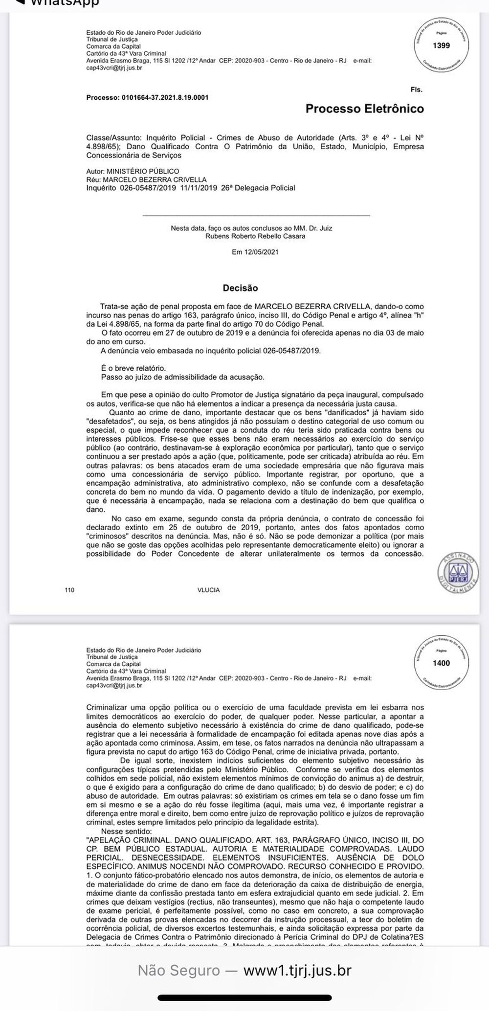 Decisão Judicial mostra que Crivella estava certo quando fez remoção da praça de pedágio da Linha Amarela
