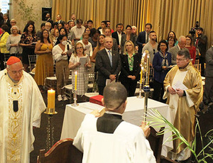 Magistrados e servidores participam da Missa de Páscoa da Justiça