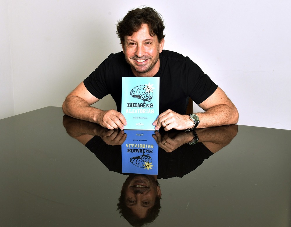 Iosef Broitman lança livro de crônicas “Bobagens Aleatórias”, nesta quarta (17/05), às 18h30, na Livraria Argumento no Leblon