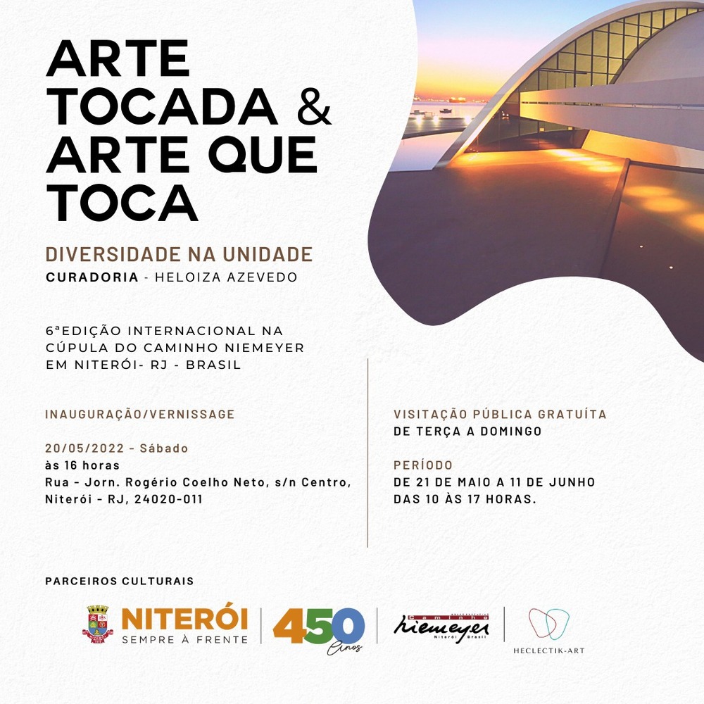 Cúpula do caminho Niemeyer recebe mostra coletiva internacional com o tema diversidade na unidade 