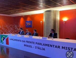 Senador Portinho participa do lançamento da Frente Parlamentar Brasil  - Itália 