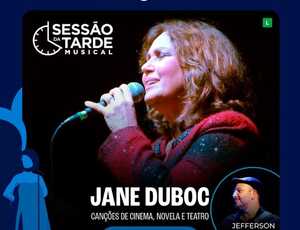 Jane Duboc estreia em Sessão da Tarde Musical no Teatro Prudential com show de abertura em programação especial