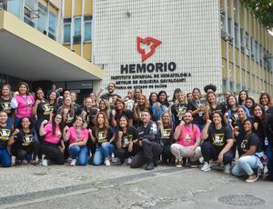 No Dia Mundial do Doador de Sangue, mulheres do Empoderadas participam de campanha no Hemorio