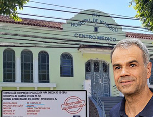 Empresa da reforma atrasada do Hospital Iguassú teve seis contratos turbinados com aditivos chegando a R$ 84,1 milhões