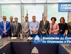 Presidente da Comissão de Orçamento, André Correa (PP), dá parecer na Lei que proíbe a cobrança de ICMS nas contas de luz e gás de igrejas e templos