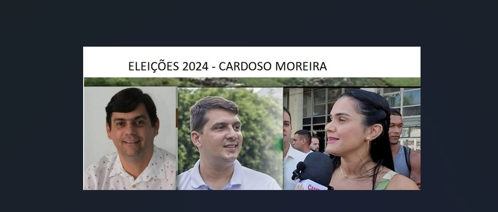 Veja o perfil dos principais pré-candidatos a prefeito de Cardoso Moreira em 2024
