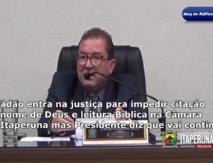 Câmara de Vereadores de Itaperuna vai manter a leitura da Bíblia de forma obrigatória, MPERJ vai precisar de decisão Judicial para barrar