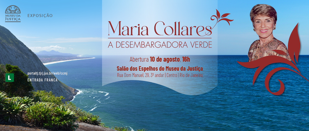 Maria Collares, conhecida como a Desembargadora Verde, será homenageada em Mostra no Museu da Justiça do Rio