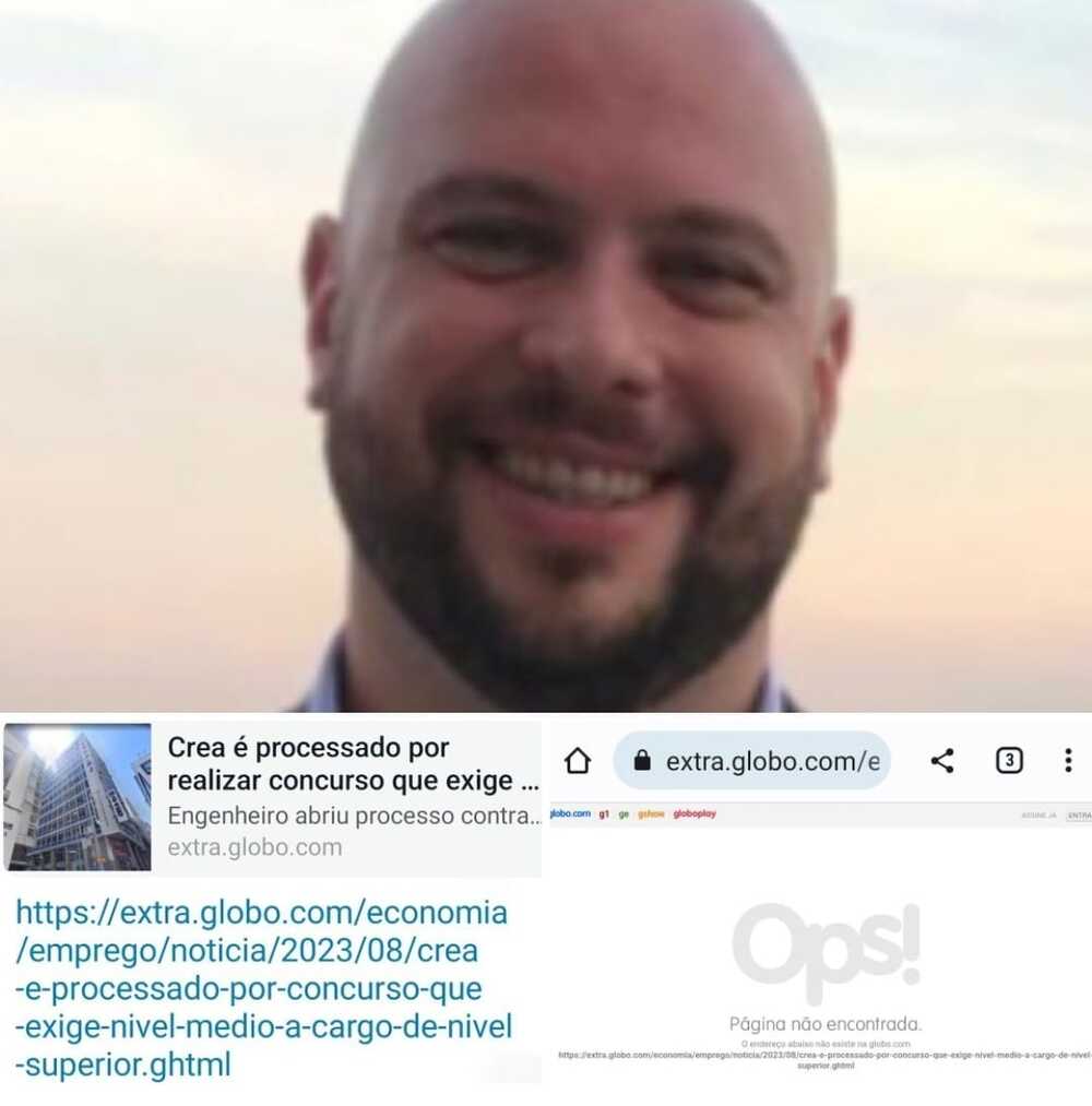 Arenga em Concurso: Dr. Fake News processa o CREA/RJ, por divergência de entendimento sobre fiscais