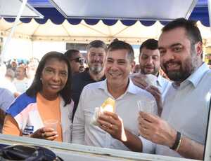 O governador Cláudio Castro, Secretária Rosangela Gomes e o Dr. Serginho Dep. Estadual, inauguram Café do Povo nesta quarta-feira (23)