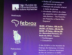 Mês Mundial de Alzheimer destaca os 12 Fatores de Risco de Demências