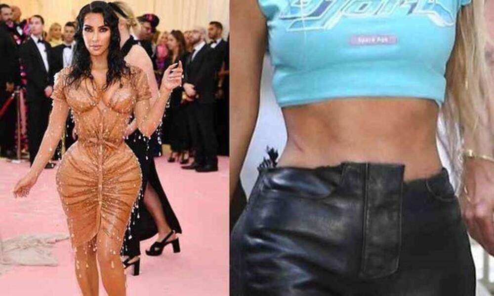 Kim Kardashian desmente que removeu costelas para afinar a cintura