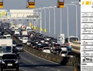 Depois do reajuste da tarifa de pedágio da Ponte Rio-Niterói ela vai passar a ter sistema de cobrança de pedágio automático