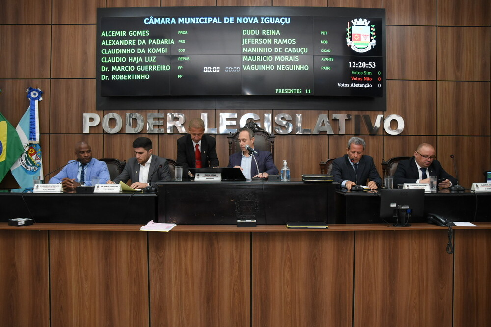 Aprovado o aumento de cadeiras na Câmara Municipal de Nova Iguaçu: 23