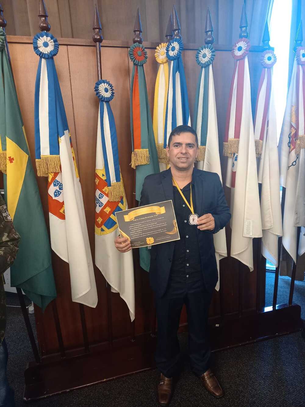 Autor Thiago Winner premiado na Câmara Municipal de São Paulo/SP