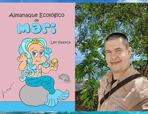 Cartunista cria livro que contribui com a educação ambiental e a conscientização de cuidados com os oceanos.