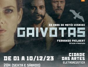 Espetáculo “Gaivotas” realiza temporada na sala EletroAcústica, no Rio de Janeiro