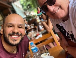 Encontro no Rio de Janeiro celebra 10 anos de amizade entre Rafael Faria e Peres
