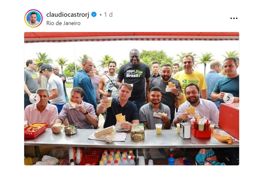 PESQUISA: Claudio Castro liga sua imagem a Bolsonaro e bate record de rejeição