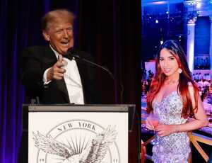 Escritora Brasileira Gizele Tavares abrilhantou a 111ª Gala Anual em New York com a Presença do Ex-Presidente Donald Trump