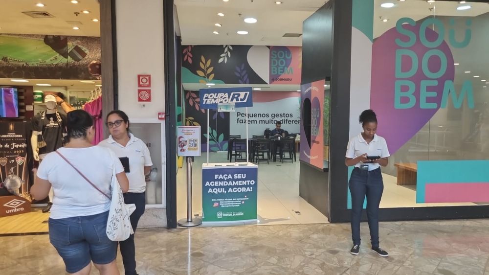 Madureira Shopping realiza agendamento para serviços do Poupa tempo