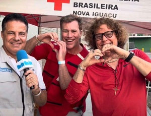 Evento Natal Solidário da Cruz Vermelha de Nova Iguaçu: Alberto Aquino e Augusto Vargas fortalecem a iniciativa de solidariedade