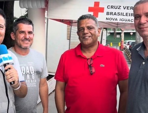 Evento Natal Solidário da Cruz Vermelha de Nova Iguaçu: Entrevista com Rodrigo Paiva, Marcelo Mariani e Carlos Lobo