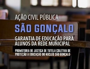 MPRJ ajuíza ação para que Município de São Gonçalo convoque candidatos aprovados e realize novo concurso público da educação