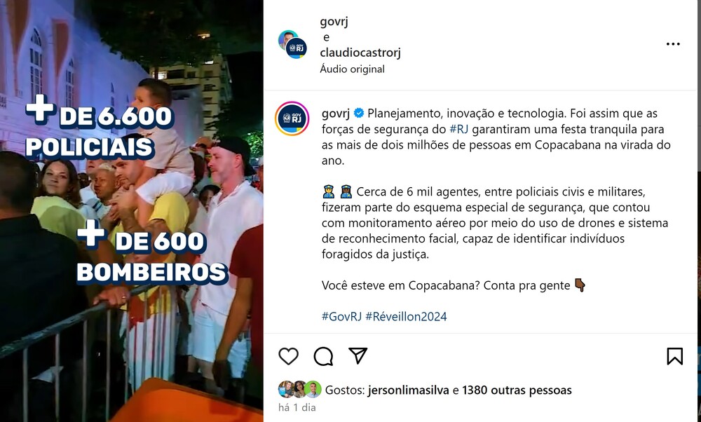 Estado comemora como título de Copa do Mundo, o que deveria ser normal, uma festa em Copacabana sem domínio de marginais