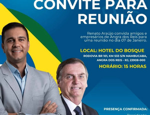 Bolsonaro participa de evento fracassado para lançamento de pré-candidatura do PL em Angra dos Reis