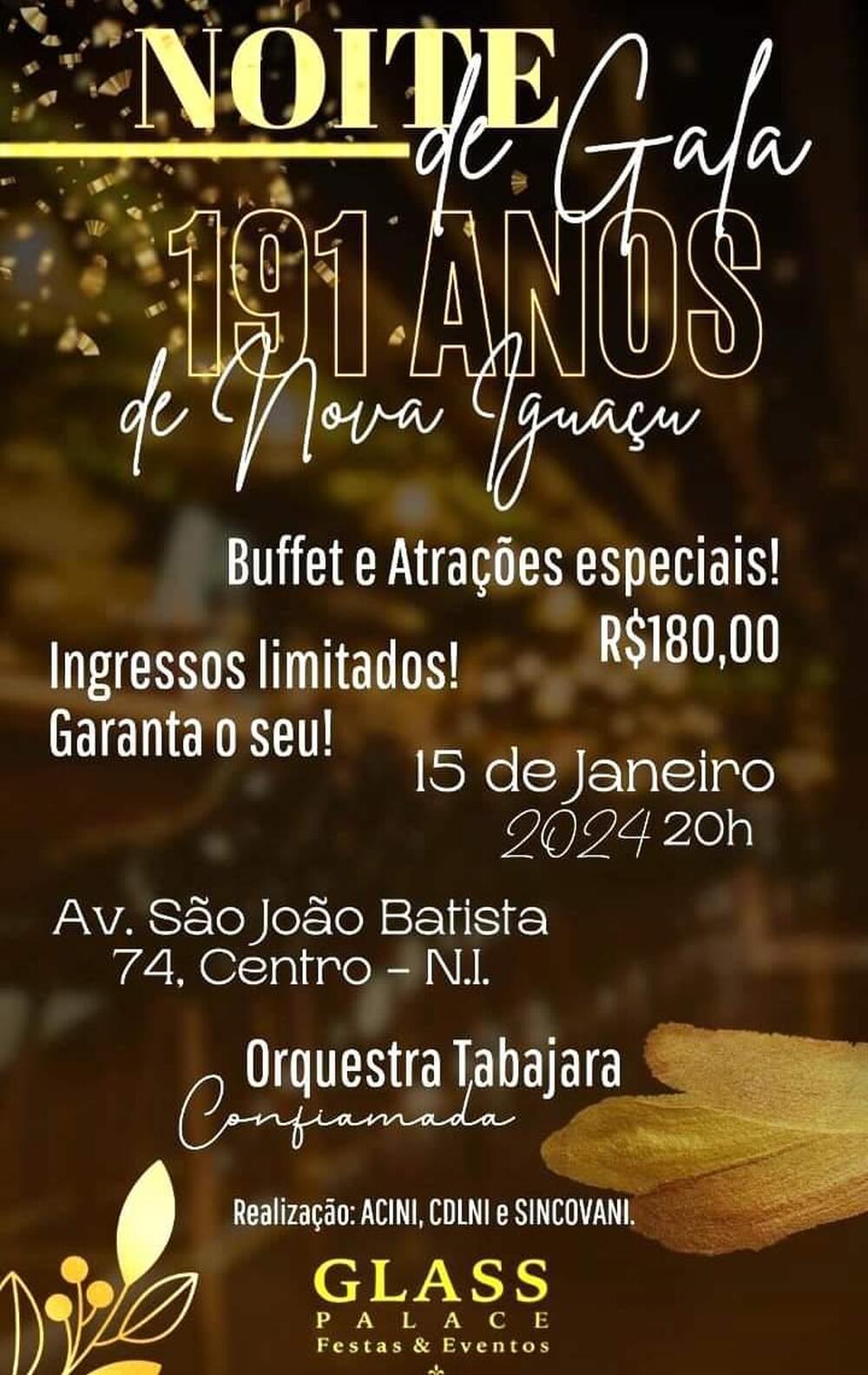 Celebração do 191º Aniversário de Nova Iguaçu marca contagem regressiva para o bicentenário da cidade