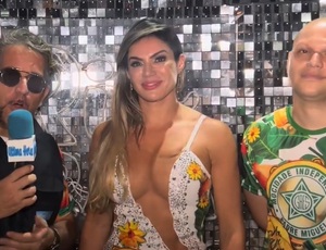 Camarote Rio Praia: Márcia Siller e Igor Celebram Integração no Baile da Verde e Branco