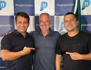 Ex-Prefeito Aarão e o Vereador Presidente da Câmara Renato Fifiu ganham a benção do PP 