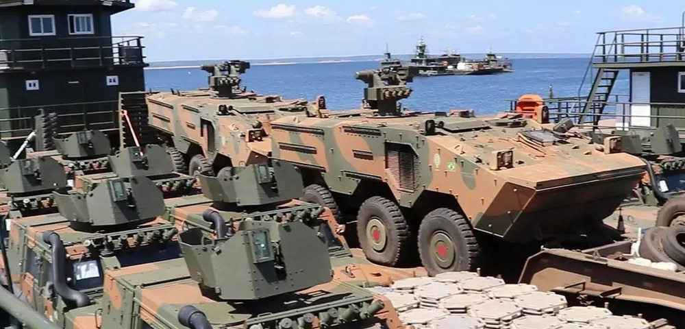 Exército transferede blindados para Roraima após aumento da tensão entre Venezuela e Guiana