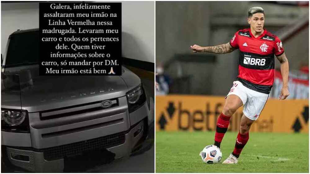 Jogador do Flamengo tem carro idêntico ao de MC Daniel, roubado no Rio