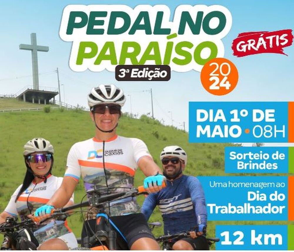 Dia do Pedal no Paraíso em Caxias pode entrar para o calendário oficial do RJ