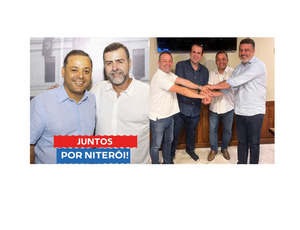 Marcelo Freixo (PT) e Aureo (SD) declaram apoio a Rodrigo Neves em Niterói