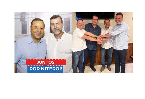 Marcelo Freixo (PT) e Aureo (SD) declaram apoio a Rodrigo Neves em Niterói