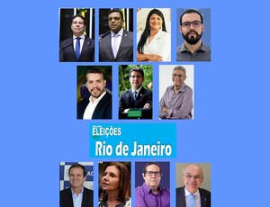 Rio 2024 dividido entre 5 candidatos de Esquerda (Defende Lula), 5 de Direita (Defende Bolsonaro) e 1 um de Centro (Defende os bichinhos)