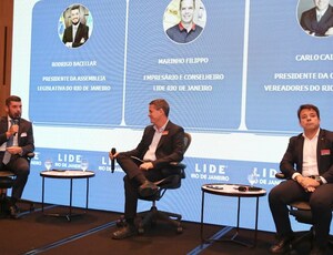 Rodrigo Bacellar debate 'O futuro do Rio passa pelo Legislativo' e ganha aplausos ao lançar Caiado a Prefeito