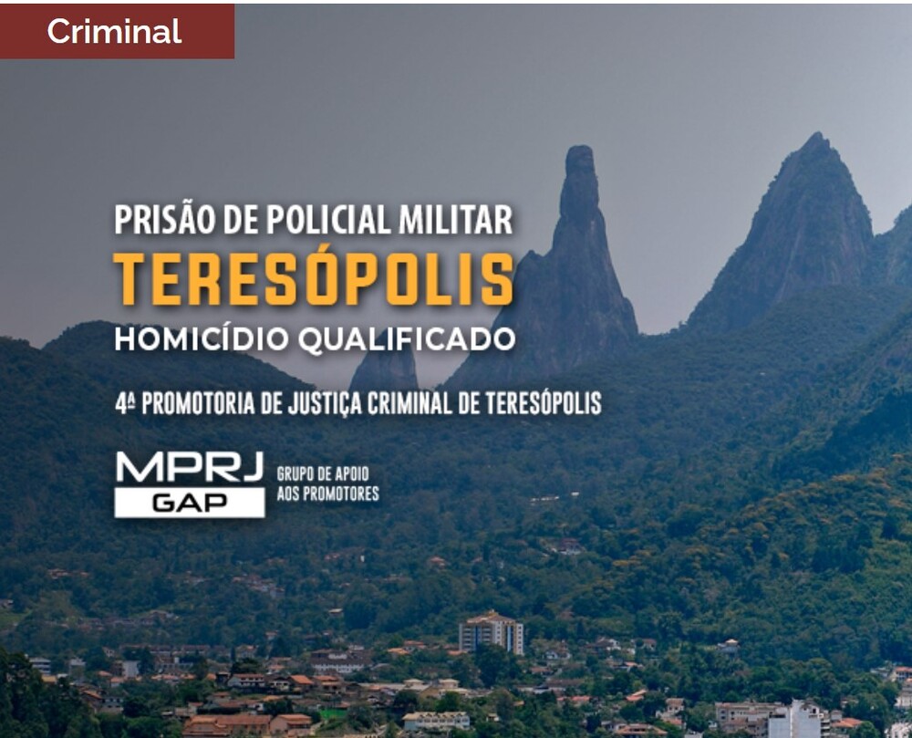 MPRJ prende PM envolvido em homicídio em Teresópolis