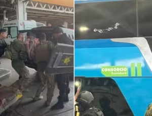 Sequestrador se entrega após 3 horas mantendo passageiros reféns em ônibus na Rodoviária do Rio